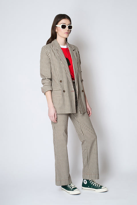 Rum & Raisin Double Breasted Miracle Suit