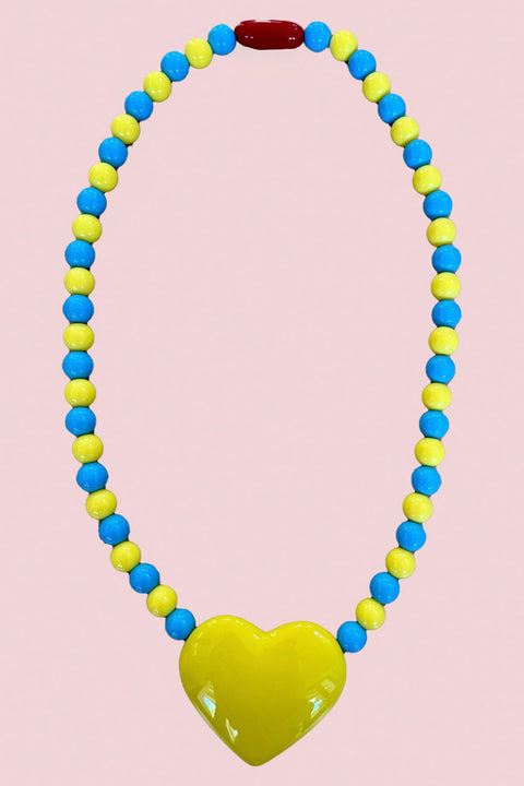 Banana Split Heart Necklace