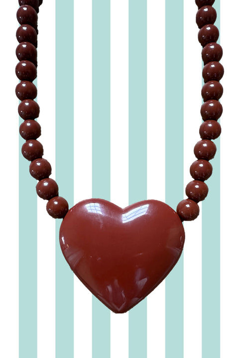 Toffee Heart Necklace