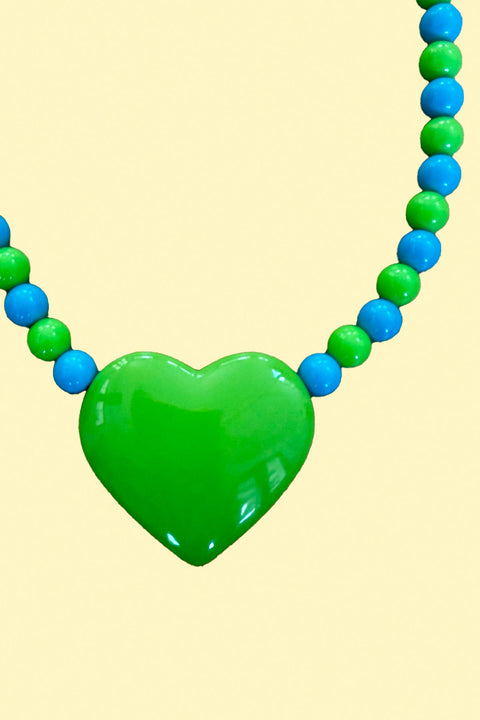 Bubblegum Breeze Heart Necklace