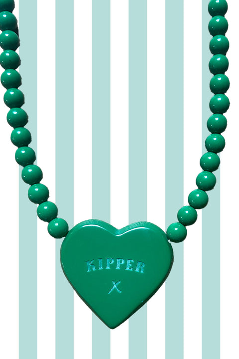 Spinach Heart Necklace