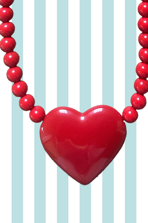 Cherry Heart Necklace