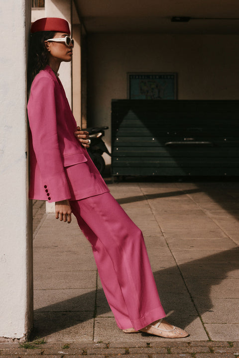 Raspberry Ripple Wedding Suit