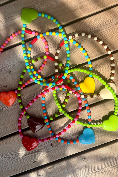 Strawberry Sundae Heart Necklace