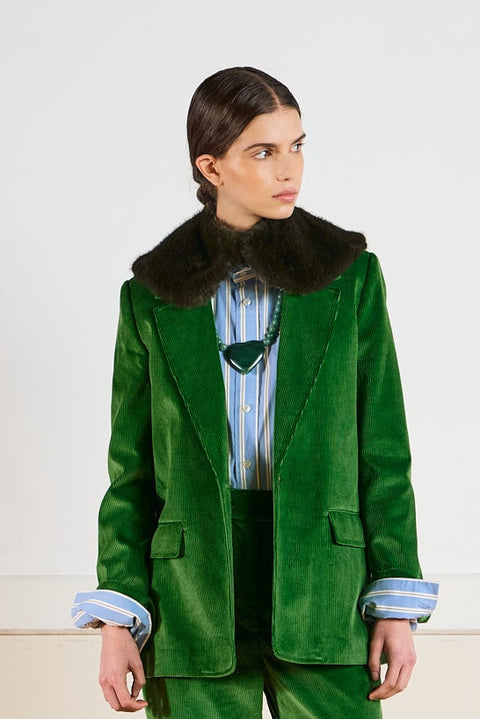 Pistachio Fur Collar