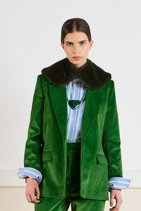 Pistachio Fur Collar