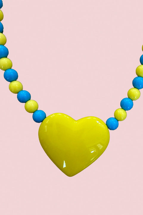 Banana Split Heart Necklace