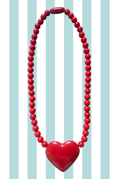 Cherry Heart Necklace