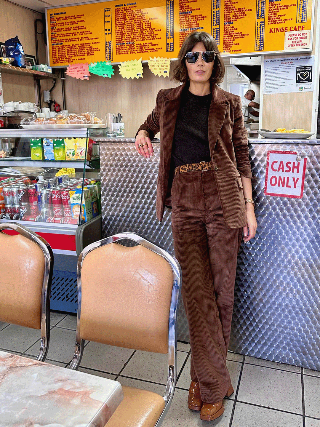 The Toffee Cord Suit Kipper