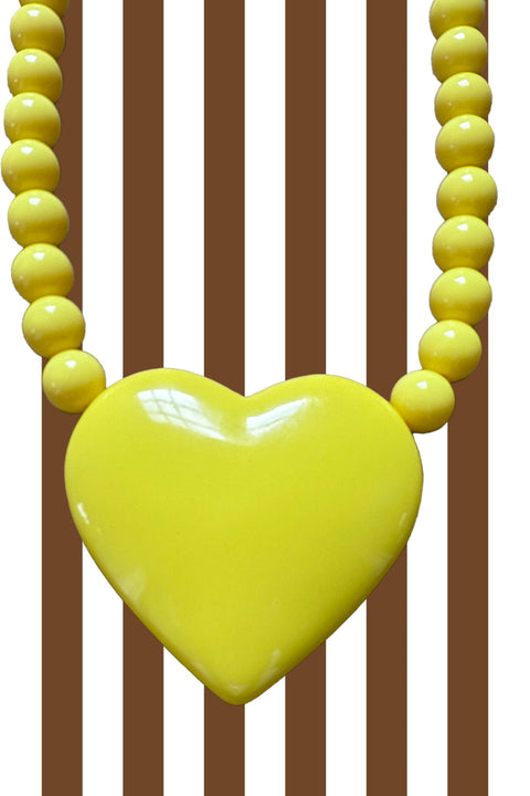Banana Heart Necklace